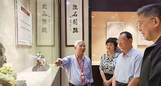 全国人大教科文卫委员会主任委员雒树刚率调研组参观德赢VWIN)官网·倪东方艺术博物馆